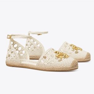 ELEANOR WOVEN D'ORSAY FLAT ESPADRILLE